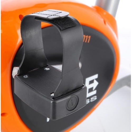 Stacjonarny rower treningowy One Fitness RW3011 - srebrno-pomarańczowy