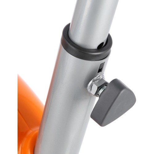 Stacjonarny rower treningowy One Fitness RW3011 - srebrno-pomarańczowy