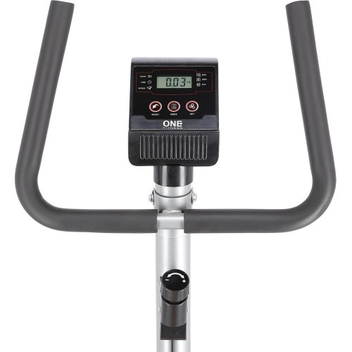 Stacjonarny rower treningowy One Fitness RW3011 - srebrno-pomarańczowy