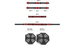 SGC20 SZTANGA I HANTLE KOMPOZYTOWE HMS - 20 kg
