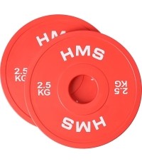 CBRS05 OLYMPIC BUMPER PLATE HMS - 2 x 2,5 kg