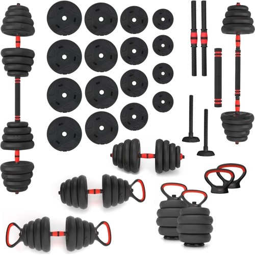 SGN130 PRO SET 6IN1 ZESTAW OBCIĄŻNIKÓW 30KG HMS