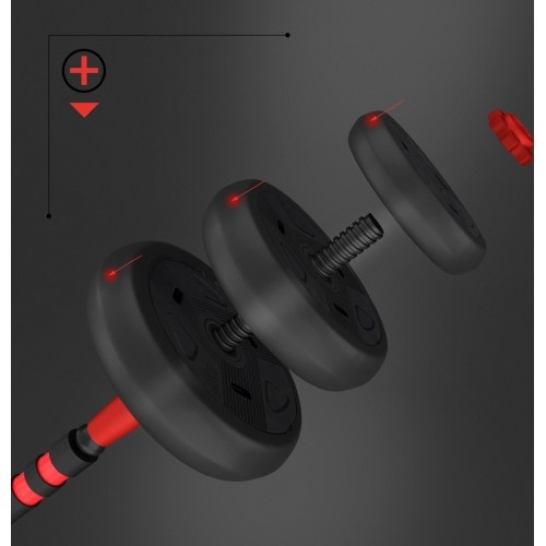 SGN130 PRO SET 6IN1 ZESTAW OBCIĄŻNIKÓW 30KG HMS