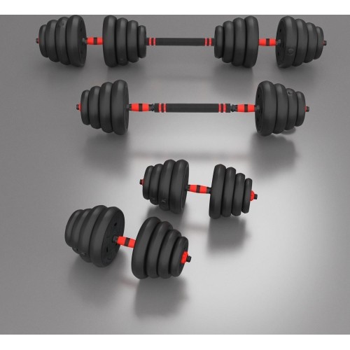 SGN130 PRO SET 6IN1 ZESTAW OBCIĄŻNIKÓW 30KG HMS