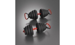 SGN130 PRO SET 6IN1 ZESTAW OBCIĄŻNIKÓW 30KG HMS