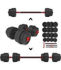 ZESTAW SZTANGI I HANTLI KOMPOZYTOWYCH SGP15 HMS - 40 kg