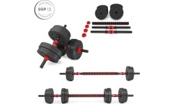 ZESTAW SZTANGI I HANTLI KOMPOZYTOWYCH SGP15 HMS - 40 kg