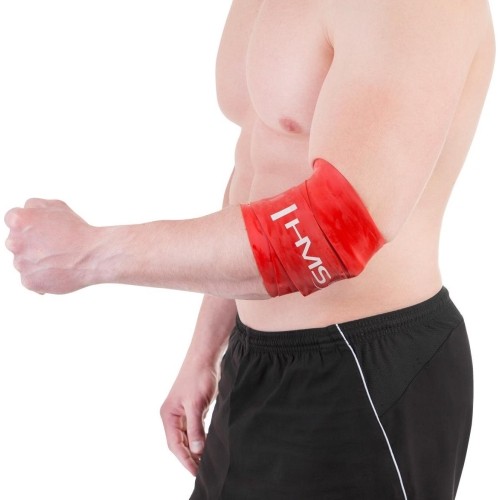 Guma oporowa treningowa HMS FB01, czerwona