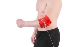 Guma oporowa treningowa HMS FB01, czerwona