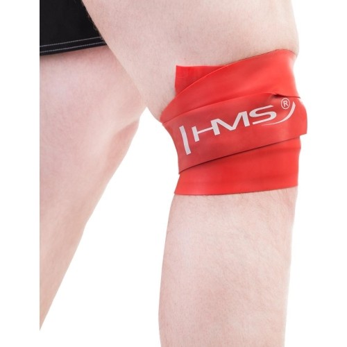 Guma oporowa treningowa HMS FB01, czerwona