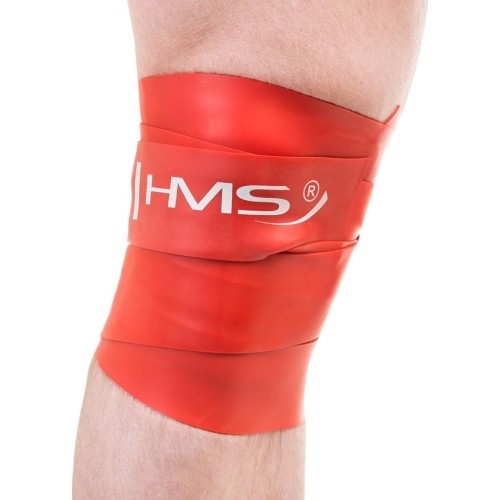 Guma oporowa treningowa HMS FB01, czerwona