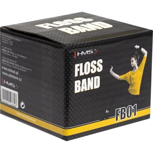 Guma oporowa treningowa HMS FB01, czerwona