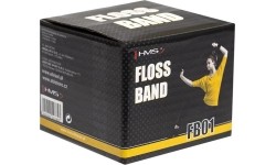 Guma oporowa treningowa HMS FB01, czerwona