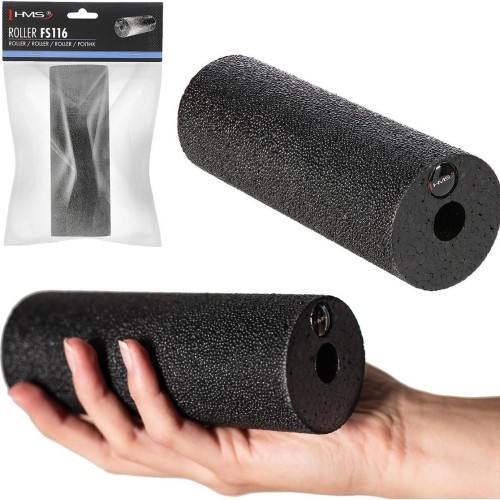 HMS FS116 wałek do ćwiczeń czarny, 15cm