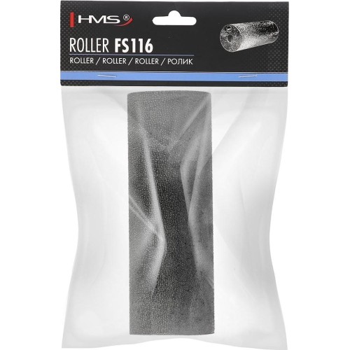 HMS FS116 wałek do ćwiczeń czarny, 15cm