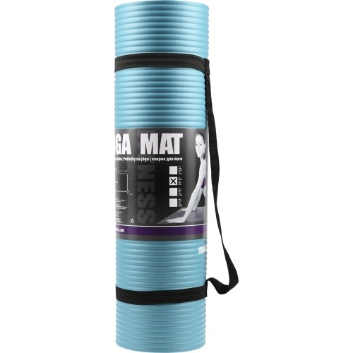 Mata do ćwiczeń jogi HMS YM07 - niebieska