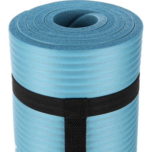 Mata do ćwiczeń jogi HMS YM07 - niebieska