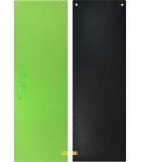 Mata treningowa do ćwiczeń Fitness HMS MFK03, Zielono-czarna