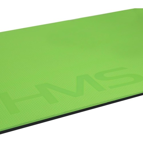 Mata treningowa do ćwiczeń Fitness HMS MFK03, Zielono-czarna