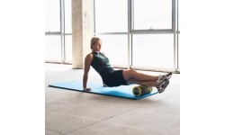 Mata fitness MFK03, niebiesko-czarna