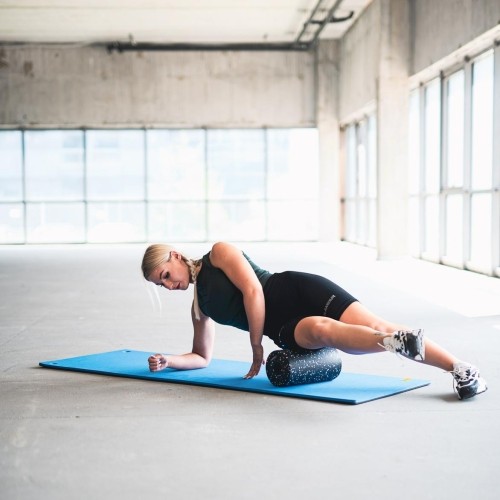 Mata fitness MFK03, niebiesko-czarna
