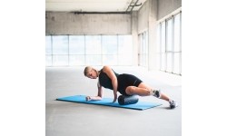 Mata fitness MFK03, niebiesko-czarna