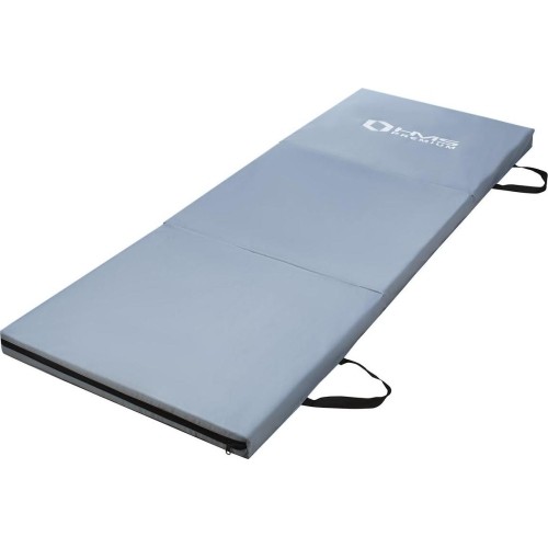 Materac gimnastyczny składany HMS Premium MGS02, 1800x600mm, Szary