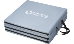 Materac gimnastyczny składany HMS Premium MGS02, 1800x600mm, Szary