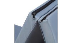 Materac gimnastyczny składany HMS Premium MGS02, 1800x600mm, Szary