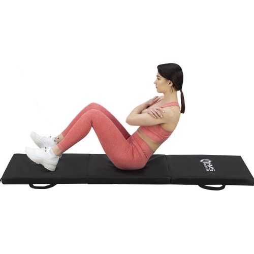 MGS02 GYMNASTIC SKŁADANY MATERAC 1800x600MM CZARNY HMS PREMIUM