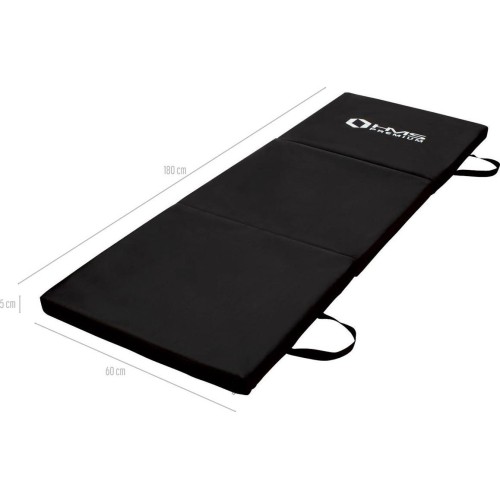 MGS02 GYMNASTIC SKŁADANY MATERAC 1800x600MM CZARNY HMS PREMIUM