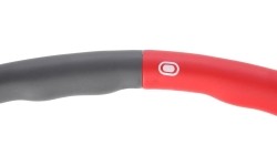 Koło Hula Hop z wypustkami do masażu HMS HHP002, Czerwono-szare, 100 cm