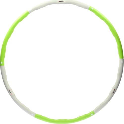 Koło Hula hop HMS HHP003 - wyszczuplające, zielono-szare, 100 cm