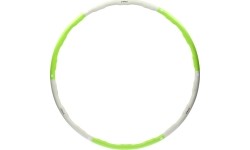 Koło Hula hop HMS HHP003 - wyszczuplające, zielono-szare, 100 cm