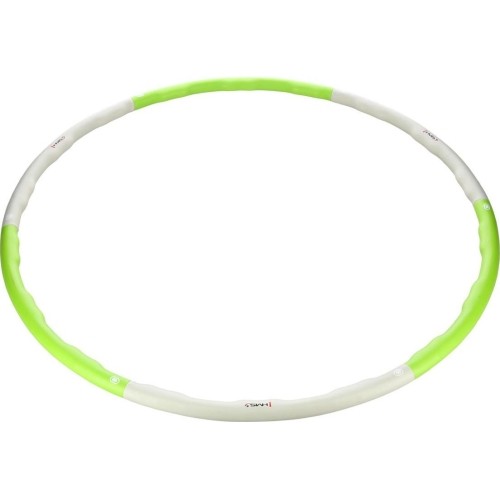 Koło Hula hop HMS HHP003 - wyszczuplające, zielono-szare, 100 cm