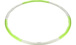 Koło Hula hop HMS HHP003 - wyszczuplające, zielono-szare, 100 cm