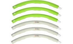 Koło Hula hop HMS HHP003 - wyszczuplające, zielono-szare, 100 cm