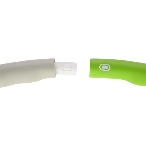 Koło Hula hop HMS HHP003 - wyszczuplające, zielono-szare, 100 cm