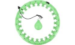 HHW01 HULA HOOP ZIELONY Z OBCIĄŻNIKIEM HMS