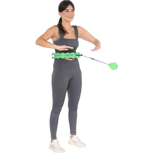 HHW01 HULA HOOP ZIELONY Z OBCIĄŻNIKIEM HMS