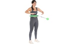 Zielone hula-hop z obciążeniem HHW01 HMS