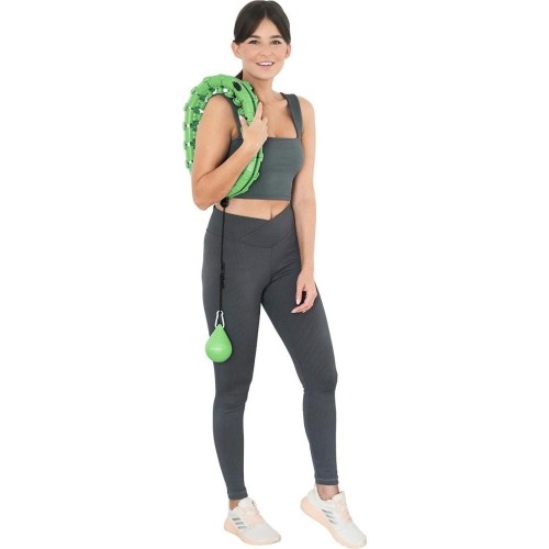 HHW01 HULA HOOP ZIELONY Z OBCIĄŻNIKIEM HMS