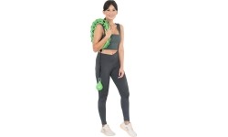 HHW01 HULA HOOP ZIELONY Z OBCIĄŻNIKIEM HMS