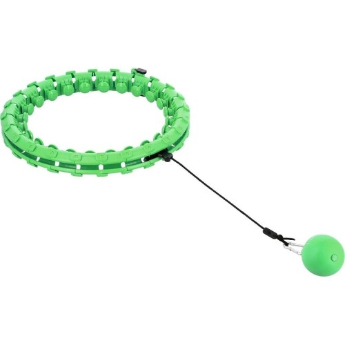Zielone hula-hop z obciążeniem HHW01 HMS