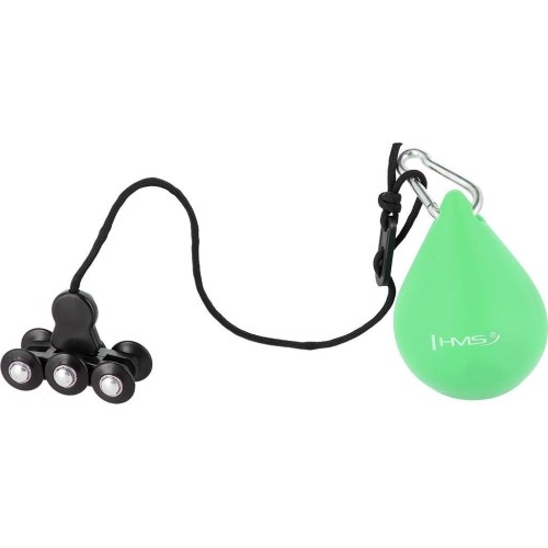 HHW01 HULA HOOP ZIELONY Z OBCIĄŻNIKIEM HMS