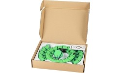 HHW01 HULA HOOP ZIELONY Z OBCIĄŻNIKIEM HMS