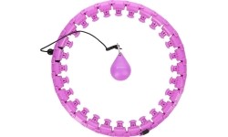 Fioletowe hula-hop z obciążeniem HHW12 Plus Size HMS