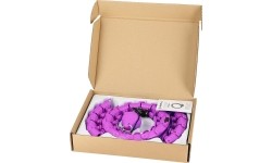 HHW12 PLUS SIZE FIOLETOWE HULA HOOP Z OBCIĄŻNIKIEM HMS