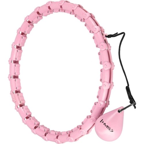 HHW02 HULA HOP JASNORÓŻOWY Z OBCIĄŻNIKIEM HMS