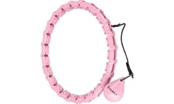 HHW02 HULA HOP JASNORÓŻOWY Z OBCIĄŻNIKIEM HMS